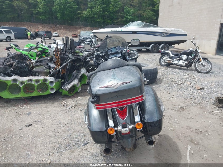 2021 Kawasaki Vulcan VIN JKBVNRB10MA023401 IAAI salvage auction — LEFT FRONT, Salvage (Massachusetts), sold $1,300 on 2026-07-28 (photo 6)