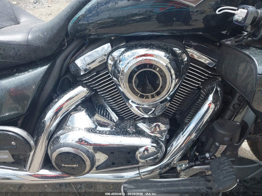2021 Kawasaki Vulcan VIN JKBVNRB10MA023401 IAAI salvage auction — LEFT FRONT, Salvage (Massachusetts), sold $1,300 on 2026-07-28 (photo 8)