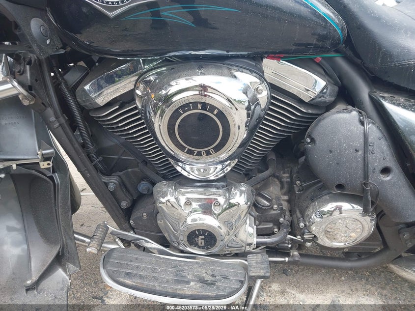 2021 Kawasaki Vulcan VIN JKBVNRB10MA023401 IAAI salvage auction — LEFT FRONT, Salvage (Massachusetts), sold $1,300 on 2026-07-28 (photo 9)