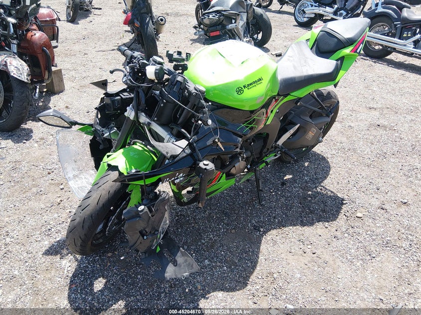 2023 Kawasaki Zx VIN JKBZXJH11PA017471 IAAI salvage auction — FRONT END, Salvage (Utah), sold $2,650 on 2026-07-15 (photo 2)