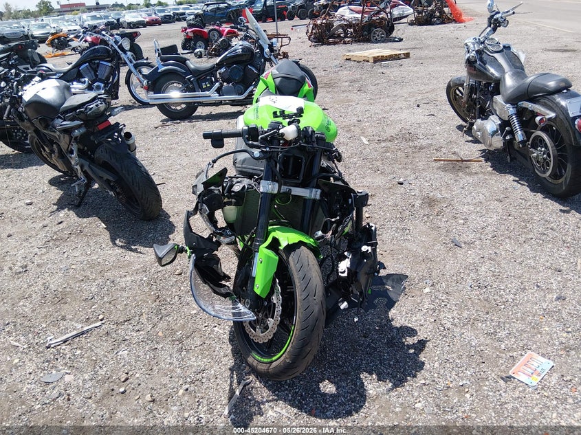 2023 Kawasaki Zx VIN JKBZXJH11PA017471 IAAI salvage auction — FRONT END, Salvage (Utah), sold $2,650 on 2026-07-15 (photo 5)