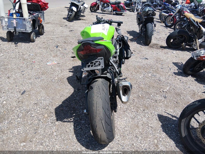 2023 Kawasaki Zx VIN JKBZXJH11PA017471 IAAI salvage auction — FRONT END, Salvage (Utah), sold $2,650 on 2026-07-15 (photo 6)