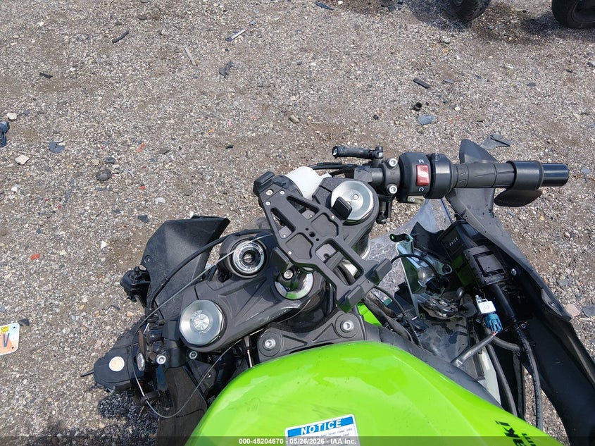 2023 Kawasaki Zx VIN JKBZXJH11PA017471 IAAI salvage auction — FRONT END, Salvage (Utah), sold $2,650 on 2026-07-15 (photo 7)