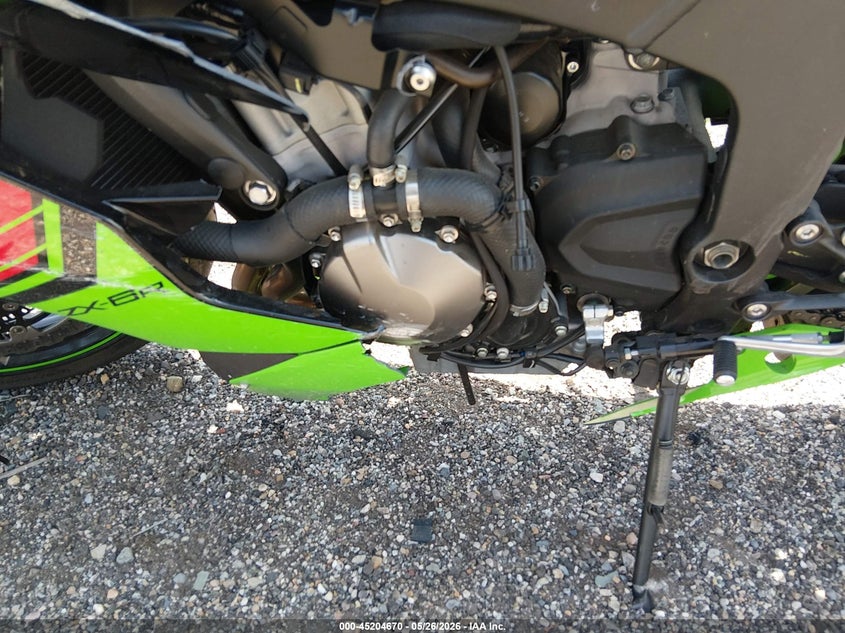 2023 Kawasaki Zx VIN JKBZXJH11PA017471 IAAI salvage auction — FRONT END, Salvage (Utah), sold $2,650 on 2026-07-15 (photo 9)