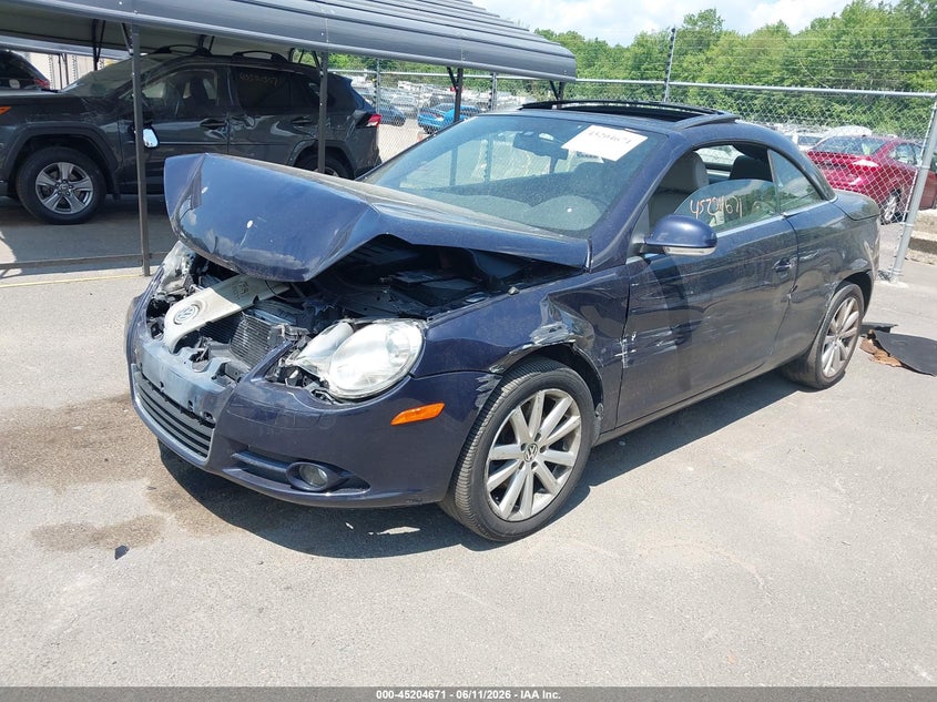 2007 Volkswagen Eos VIN WVWFA71F57V026528 IAAI salvage auction — FRONT END, Salvage (Connecticut), sold $400 on 2026-08-06 (photo 2)