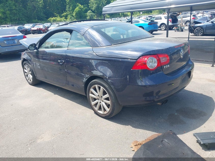 2007 Volkswagen Eos VIN WVWFA71F57V026528 IAAI salvage auction — FRONT END, Salvage (Connecticut), sold $400 on 2026-08-06 (photo 3)