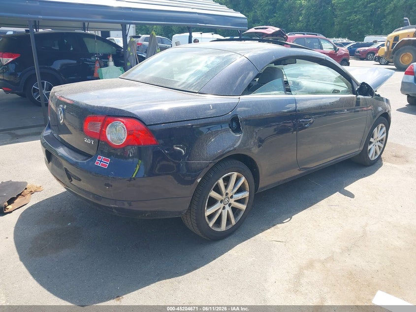 2007 Volkswagen Eos VIN WVWFA71F57V026528 IAAI salvage auction — FRONT END, Salvage (Connecticut), sold $400 on 2026-08-06 (photo 4)