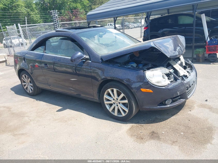 2007 Volkswagen Eos VIN WVWFA71F57V026528 IAAI salvage auction — FRONT END, Salvage (Connecticut), sold $400 on 2026-08-06 (photo 1)