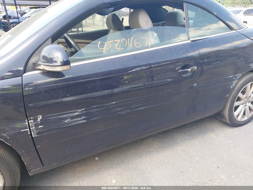 2007 Volkswagen Eos VIN WVWFA71F57V026528 IAAI salvage auction — FRONT END, Salvage (Connecticut), sold $400 on 2026-08-06 (photo 6)