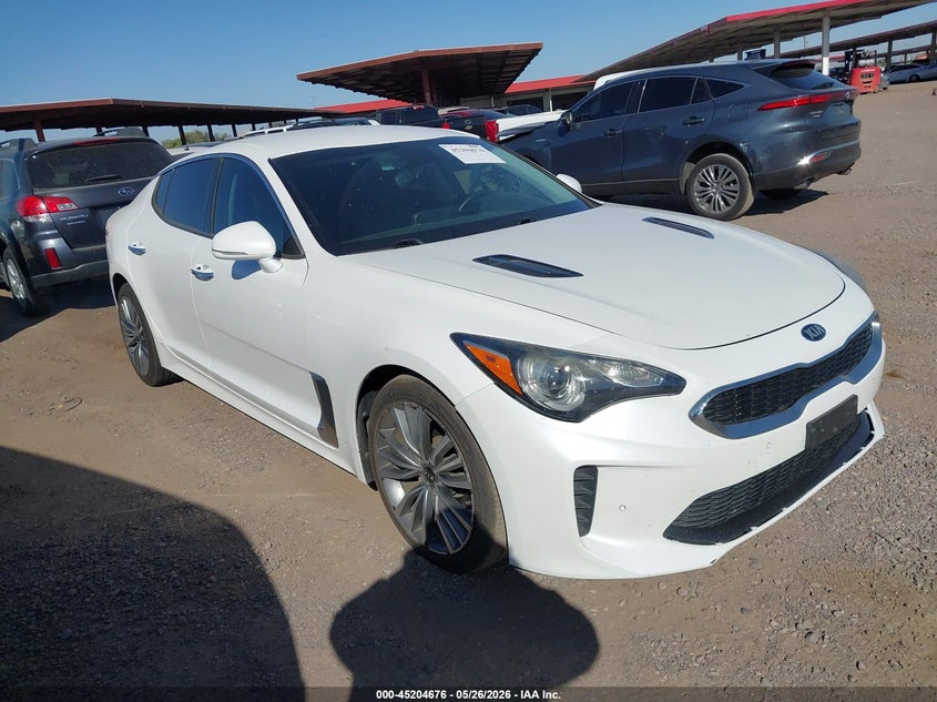 2019 Kia Stinger VIN KNAE15LA9K6066144 IAAI salvage auction — NORMAL WEAR, Restored (Arizona), sold $3,325 on 2026-07-14 (photo 1)