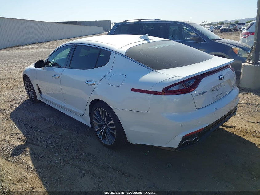 2019 Kia Stinger VIN KNAE15LA9K6066144 IAAI salvage auction — NORMAL WEAR, Restored (Arizona), sold $3,325 on 2026-07-14 (photo 3)