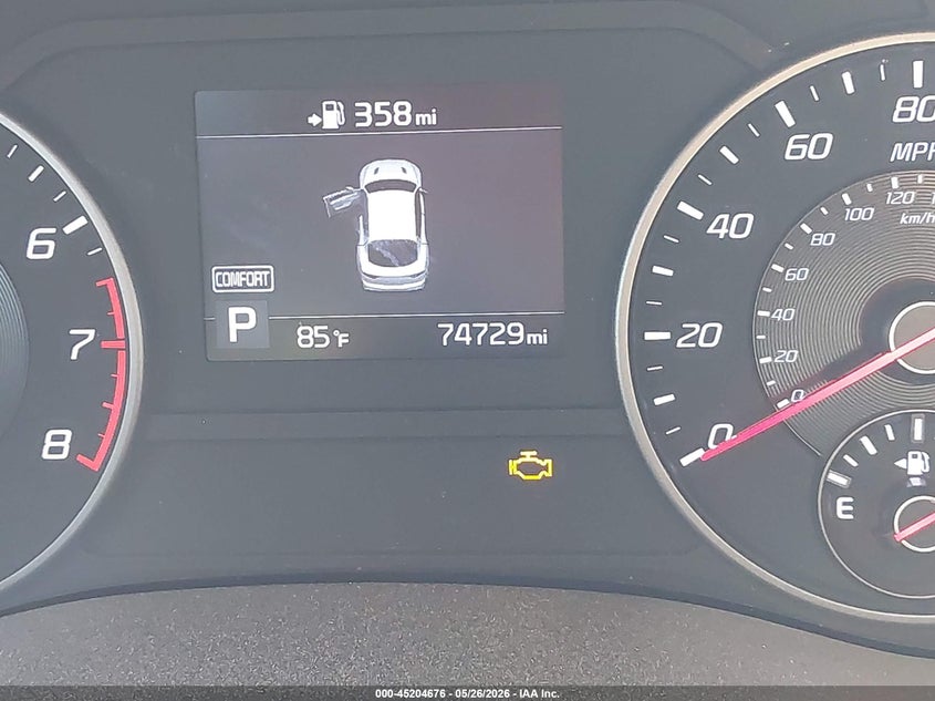 2019 Kia Stinger VIN KNAE15LA9K6066144 IAAI salvage auction — NORMAL WEAR, Restored (Arizona), sold $3,325 on 2026-07-14 (photo 7)