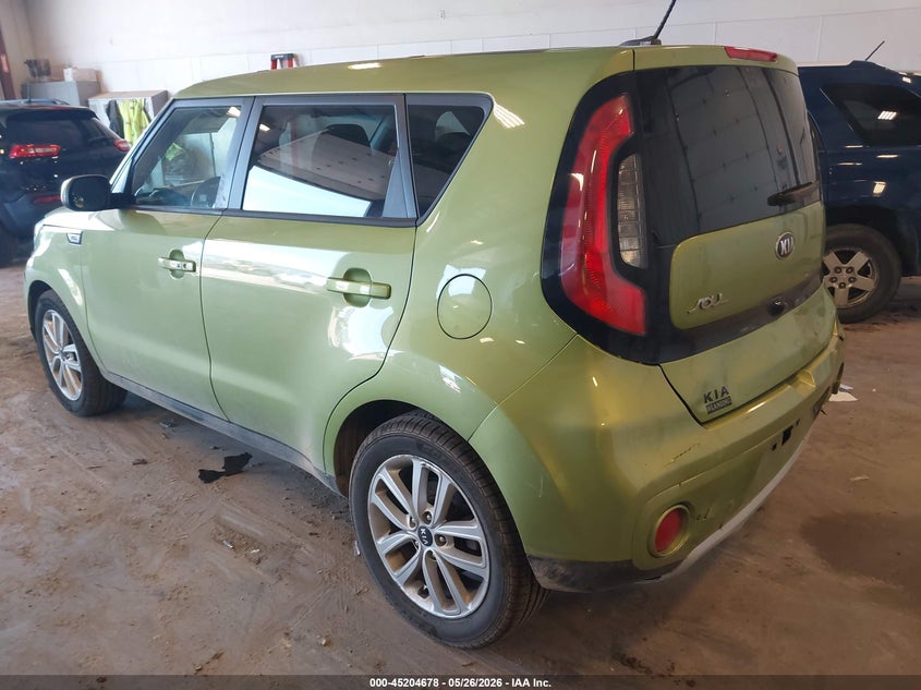 2018 Kia Soul VIN KNDJP3A52J7895771 IAAI salvage auction — FRONT & REAR, Clear (Michigan), sold $1,700 on 2026-07-21 (photo 3)