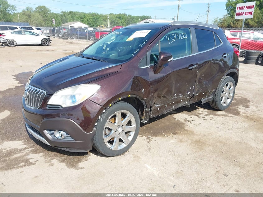 2014 Buick Encore VIN KL4CJBSB2EB604711 IAAI salvage auction — LEFT SIDE, Salvage Title, sold $800 on 2026-07-21 (photo 2)