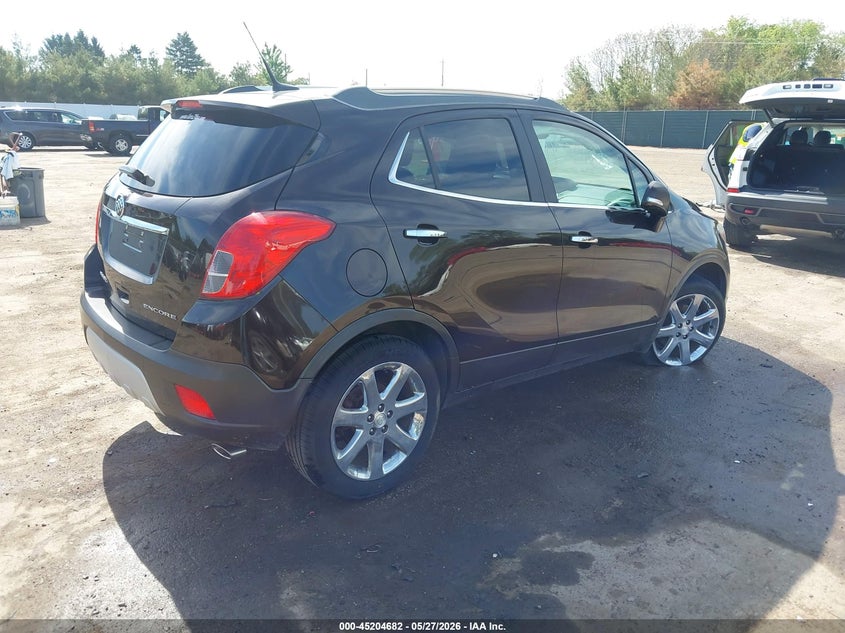 2014 Buick Encore VIN KL4CJBSB2EB604711 IAAI salvage auction — LEFT SIDE, Salvage Title, sold $800 on 2026-07-21 (photo 4)
