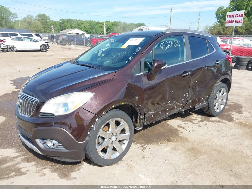 2014 Buick Encore VIN KL4CJBSB2EB604711 IAAI salvage auction — LEFT SIDE, Salvage Title, sold $800 on 2026-07-21 (photo 6)