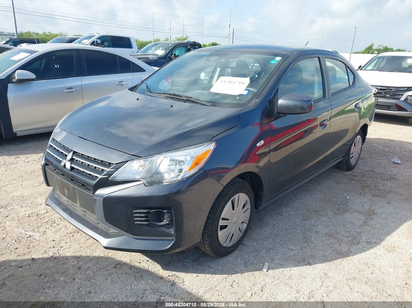 2024 Mitsubishi Mirage VIN ML32FUFJ8RHF18344 IAAI salvage auction — REAR END, Original (Texas), sold $2,550 on 2026-07-29 (photo 2)
