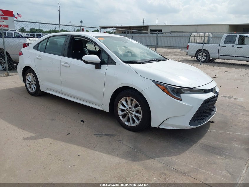 2021 Toyota Corolla VIN 5YFVPMAE7MP187669 IAAI salvage auction — HAIL, Salvage Title, sold $8,500 on 2026-07-23 (photo 1)