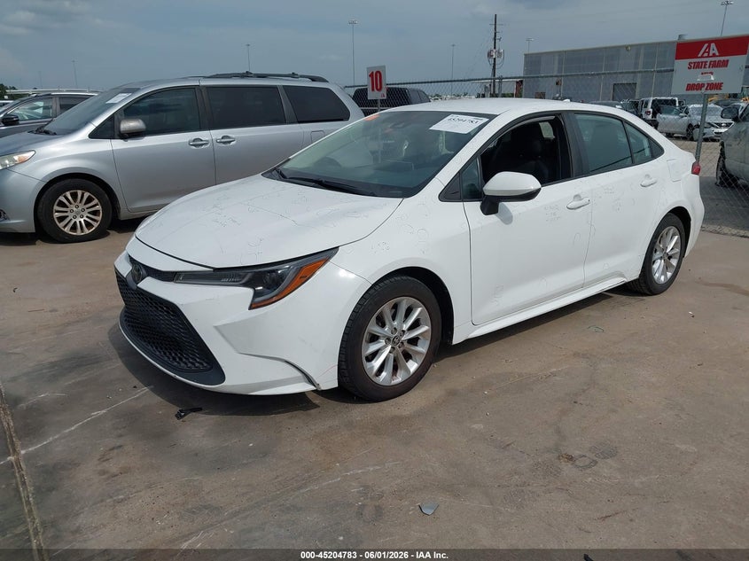 2021 Toyota Corolla VIN 5YFVPMAE7MP187669 IAAI salvage auction — HAIL, Salvage Title, sold $8,500 on 2026-07-23 (photo 2)