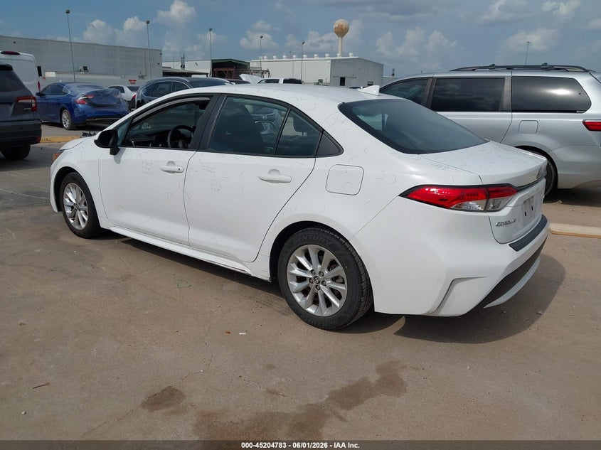 2021 Toyota Corolla VIN 5YFVPMAE7MP187669 IAAI salvage auction — HAIL, Salvage Title, sold $8,500 on 2026-07-23 (photo 3)