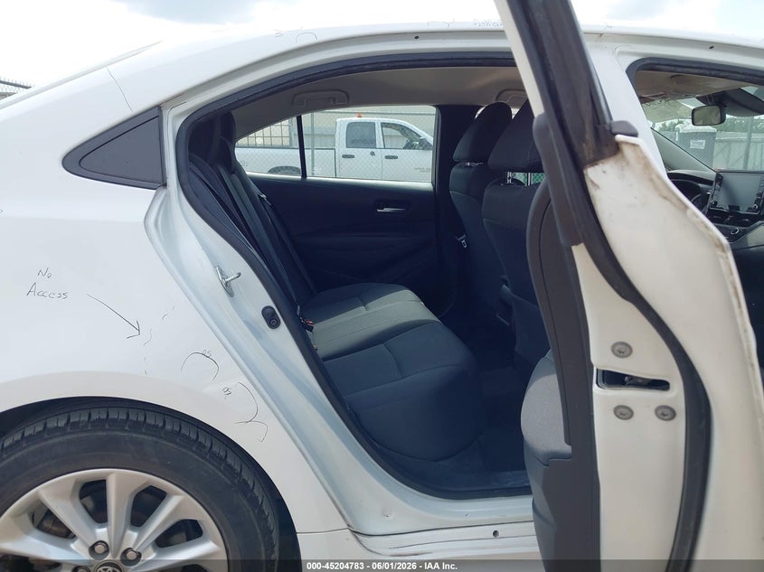 2021 Toyota Corolla VIN 5YFVPMAE7MP187669 IAAI salvage auction — HAIL, Salvage Title, sold $8,500 on 2026-07-23 (photo 8)