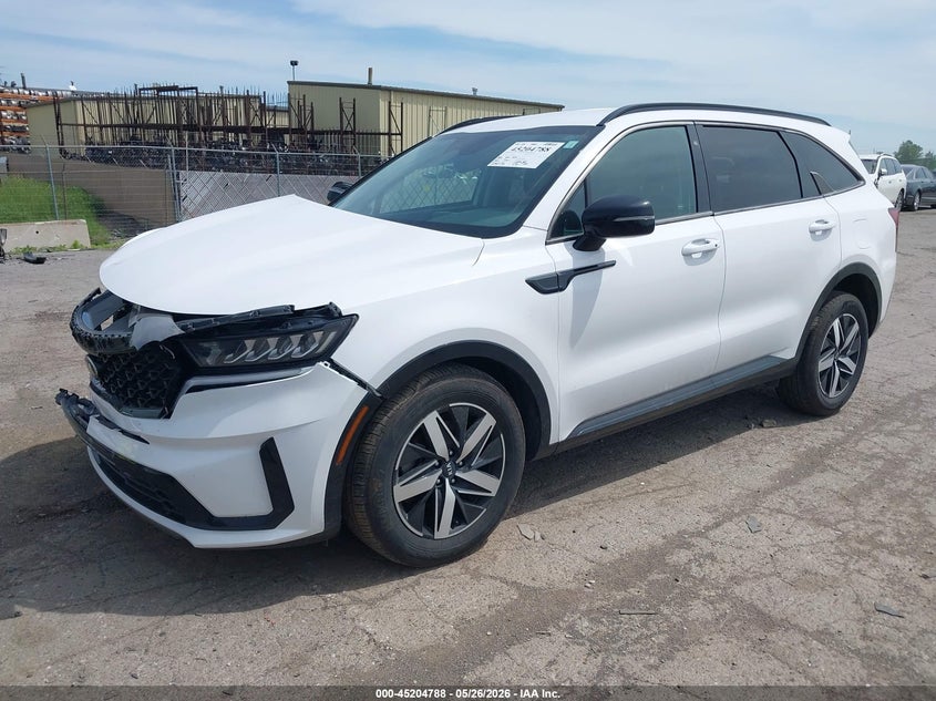 2021 Kia Sorento VIN 5XYRL4LC7MG021665 IAAI salvage auction — FRONT END, Scrap (Michigan), sold $2,950 on 2026-07-30 (photo 2)