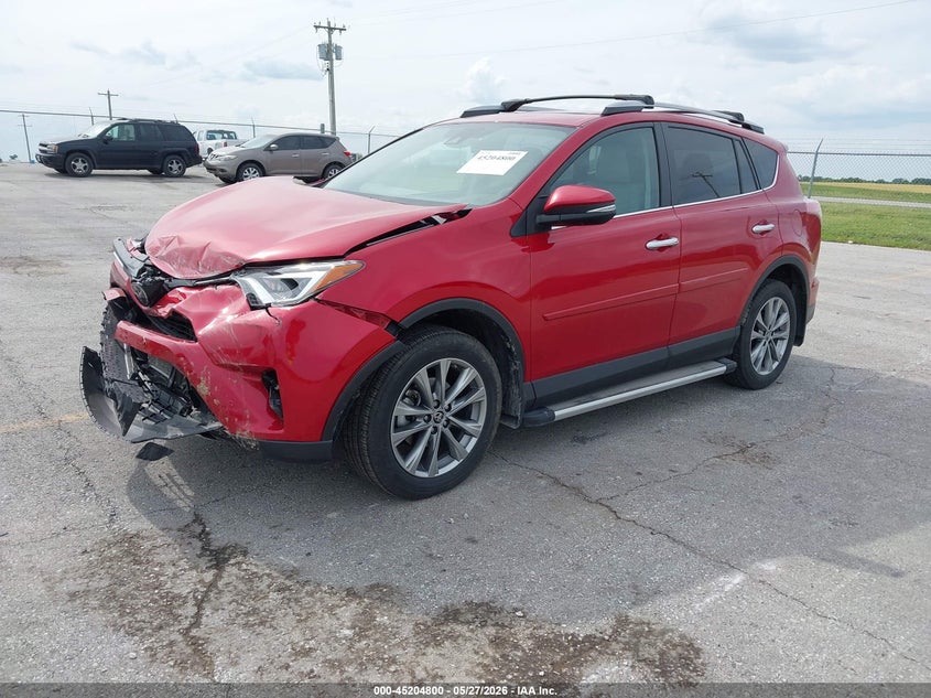 2017 Toyota Rav 4 VIN 2T3DFREV7HW635622 IAAI salvage auction — FRONT END, Salvage Title, sold $7,100 on 2026-07-09 (photo 2)