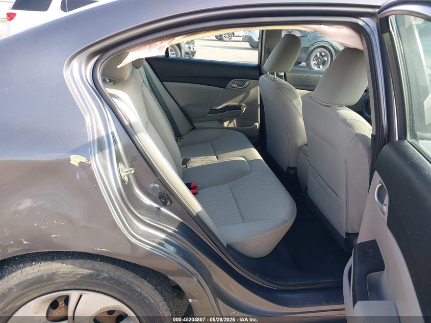 2015 Honda Civic VIN 2HGFB2F5XFH548614 IAAI salvage auction — RIGHT SIDE, Salvage Title, sold $1,200 on 2026-07-22 (photo 8)