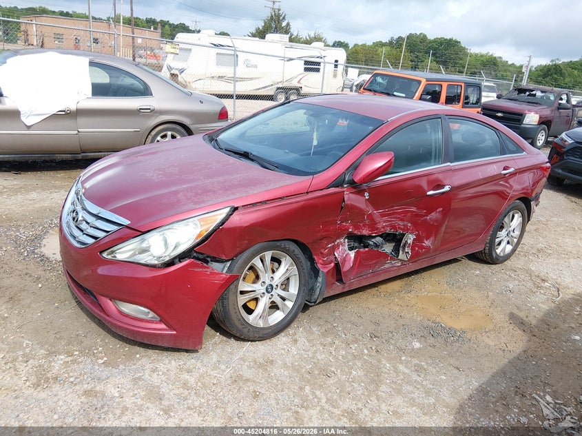 2013 Hyundai Sonata VIN 5NPEC4AC3DH514995 IAAI salvage auction — LEFT SIDE, Salvage (North Carolina), sold $650 on 2026-07-13 (photo 2)