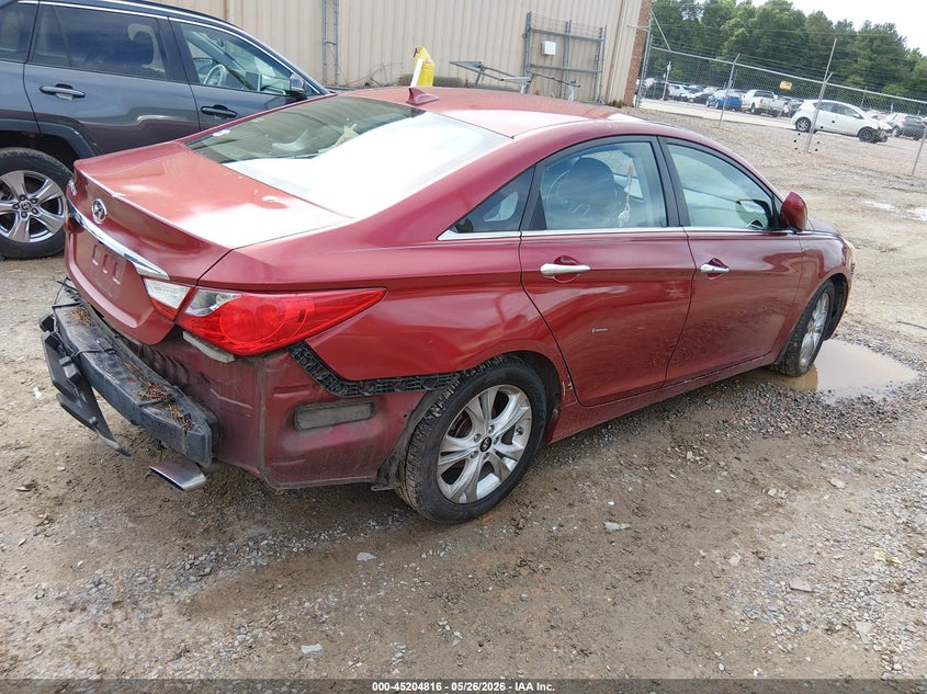 2013 Hyundai Sonata VIN 5NPEC4AC3DH514995 IAAI salvage auction — LEFT SIDE, Salvage (North Carolina), sold $650 on 2026-07-13 (photo 4)