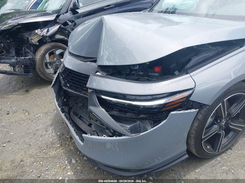 2025 Honda Accord VIN 1HGCY2F58SA012108 IAAI salvage auction — FRONT END, Salvage (Georgia), sold $7,000 on 2026-07-28 (photo 6)
