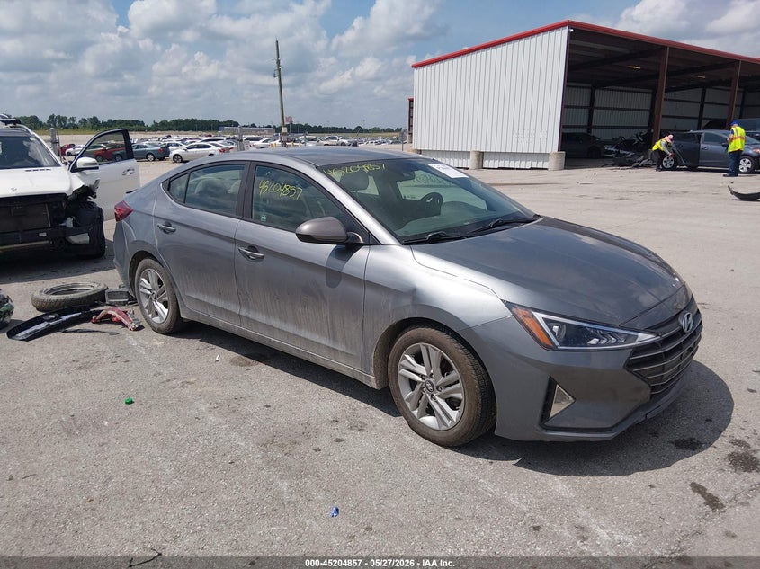 2019 Hyundai Elantra VIN KMHD84LF5KU769098 IAAI salvage auction — REAR END, Salvage Title, sold $1,800 on 2026-07-09 (photo 1)