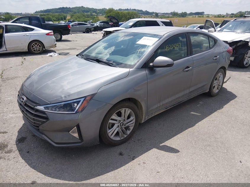 2019 Hyundai Elantra VIN KMHD84LF5KU769098 IAAI salvage auction — REAR END, Salvage Title, sold $1,800 on 2026-07-09 (photo 2)