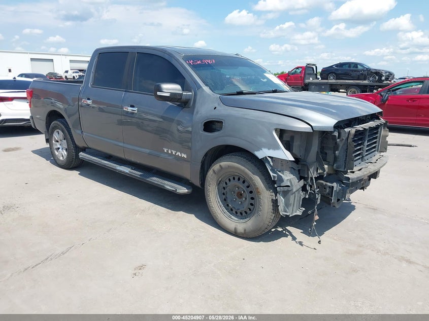 2017 Nissan TITAN VIN 1N6AA1E65HN524910 IAAI salvage auction — FRONT END, Salvage Title, sold $2,900 on 2026-07-22 (photo 1)