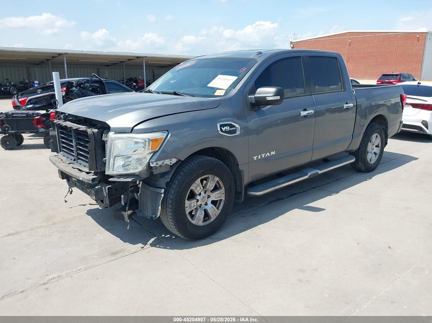 2017 Nissan TITAN VIN 1N6AA1E65HN524910 IAAI salvage auction — FRONT END, Salvage Title, sold $2,900 on 2026-07-22 (photo 2)