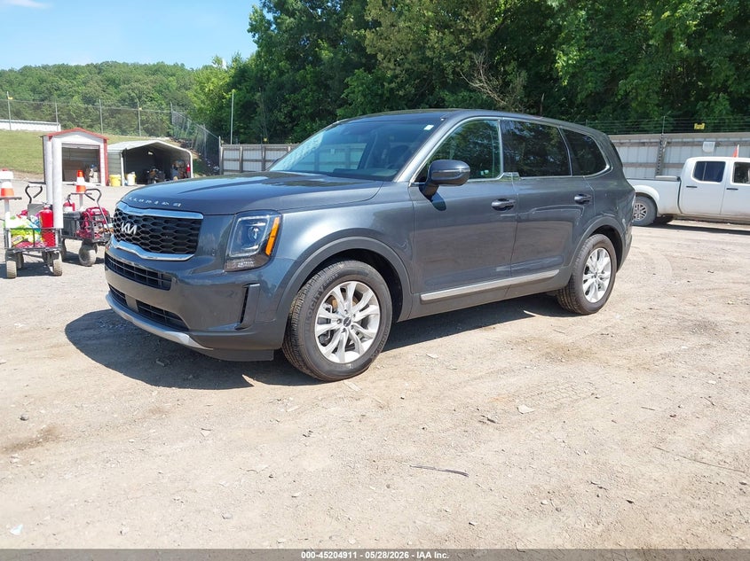 2022 Kia Telluride VIN 5XYP2DHC0NG297917 IAAI salvage auction — REAR END, Salvage Title, sold $6,000 on 2026-07-08 (photo 2)