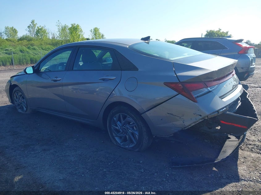 2024 Hyundai Elantra VIN KMHLM4DG2RU813809 IAAI salvage auction — FRONT & REAR, Mv-907A (New York), sold $6,000 on 2026-07-09 (photo 3)