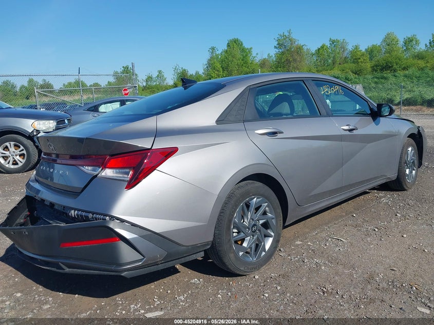 2024 Hyundai Elantra VIN KMHLM4DG2RU813809 IAAI salvage auction — FRONT & REAR, Mv-907A (New York), sold $6,000 on 2026-07-09 (photo 4)