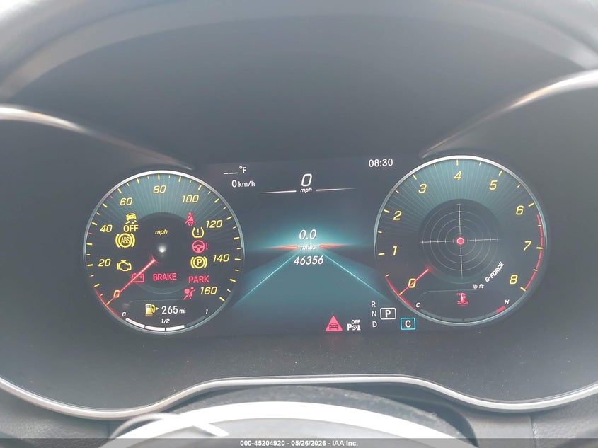 2020 Mercedes-benz C-klasse VIN W1KWF8DB0LR603183 IAAI salvage auction — FRONT END, Original (Texas), sold $12,300 on 2026-07-29 (photo 7)
