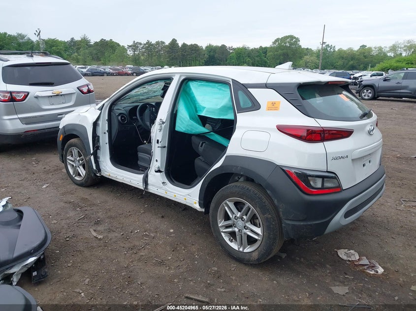 2023 Hyundai Kona VIN KM8K2CAB6PU058987 IAAI salvage auction — BIO HAZARD, Salvage Title, sold $2,550 on 2026-07-14 (photo 3)