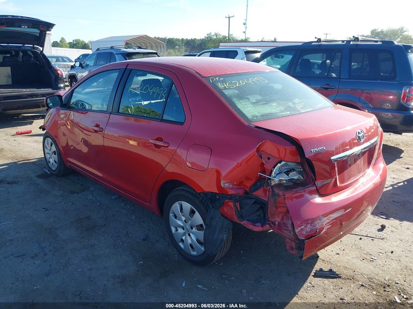 2010 Toyota Yaris VIN JTDBT4K37A4063783 IAAI salvage auction — FRONT END, Clear (Virginia), sold $500 on 2026-07-07 (photo 3)