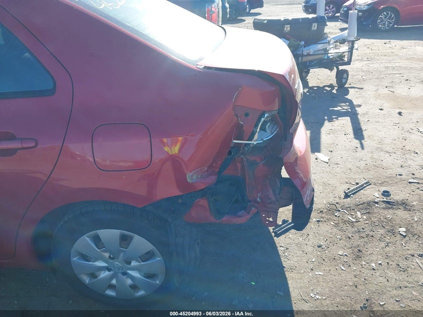 2010 Toyota Yaris VIN JTDBT4K37A4063783 IAAI salvage auction — FRONT END, Clear (Virginia), sold $500 on 2026-07-07 (photo 6)