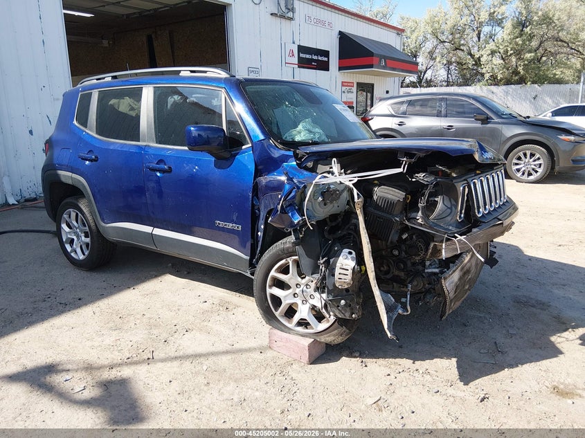 2018 Jeep Renegade VIN ZACCJBBB0JPG80594 IAAI salvage auction — RIGHT FRONT, Salvage (Montana), sold $100 on 2026-07-15 (photo 1)