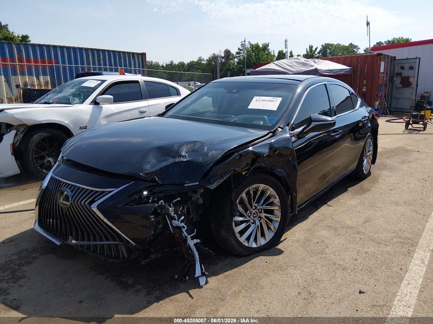 2019 Lexus ES VIN 58ABZ1B19KU029863 IAAI salvage auction — LEFT FRONT, Salvage Title, sold $8,900 on 2026-07-23 (photo 6)