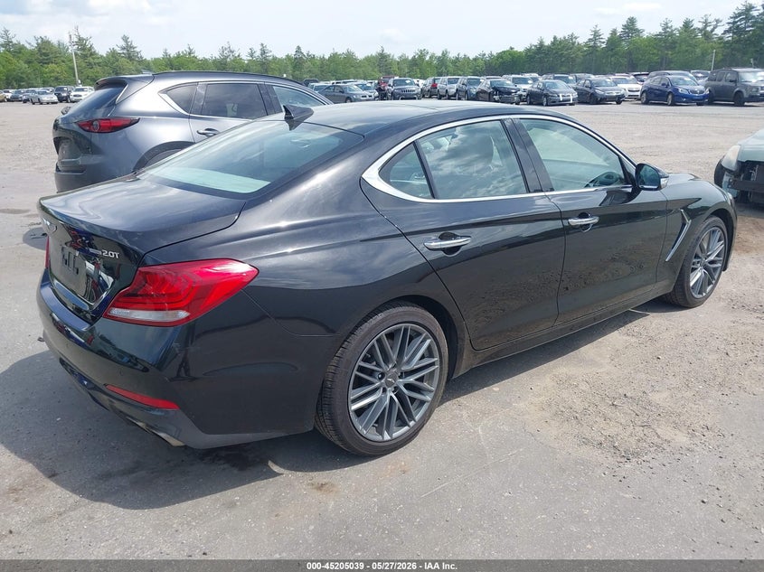 2019 Genesis G70 VIN KMTG44LA6KU018126 IAAI salvage auction — LEFT SIDE, Salvage Title, sold $4,150 on 2026-07-18 (photo 4)