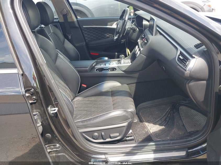 2019 Genesis G70 VIN KMTG44LA6KU018126 IAAI salvage auction — LEFT SIDE, Salvage Title, sold $4,150 on 2026-07-18 (photo 5)