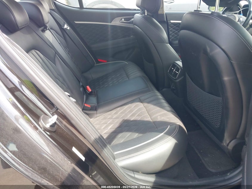 2019 Genesis G70 VIN KMTG44LA6KU018126 IAAI salvage auction — LEFT SIDE, Salvage Title, sold $4,150 on 2026-07-18 (photo 8)