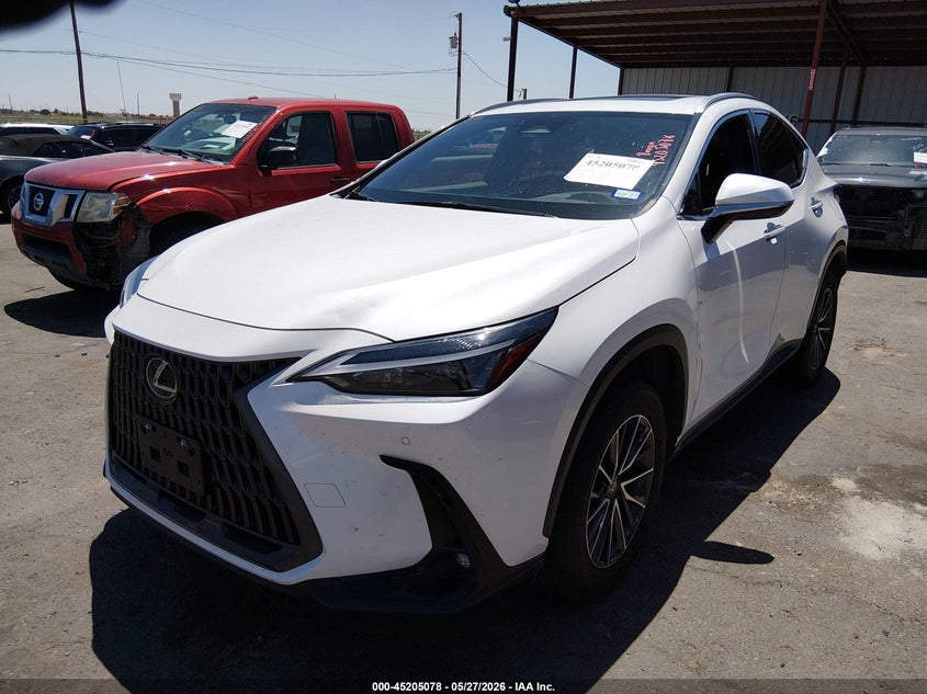 2024 Lexus Nx VIN JTJGDCAZ5R5017522 IAAI salvage auction — HAIL, Original (Texas), sold $21,600 on 2026-08-19 (photo 2)