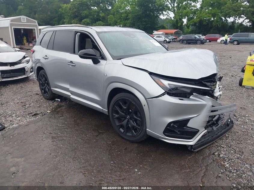 2025 Lexus Tx VIN 5TDAAAB6XSS042152 IAAI salvage auction — LEFT FRONT, Salvage Title, sold $16,150 on 2026-07-17 (photo 1)