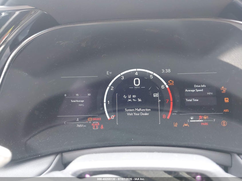 2025 Lexus Tx VIN 5TDAAAB6XSS042152 IAAI salvage auction — LEFT FRONT, Salvage Title, sold $16,150 on 2026-07-17 (photo 7)
